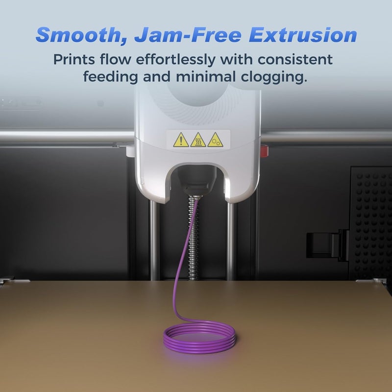 FLASHFORGE Rapid PLA Filament 1.75mm Aurora Purple, 500mm/s High Speed Printing, 3D Printer Filament 1kg Spool, Dimensional Accuracy +/- 0.02mm, Enjoy Exceptional Print Quality - Image 4